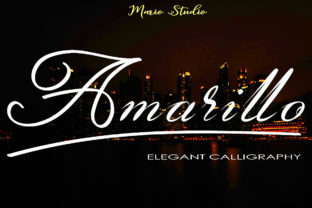 Amarillo: An Elegant Calligraphy Font for Sophisticated Projects