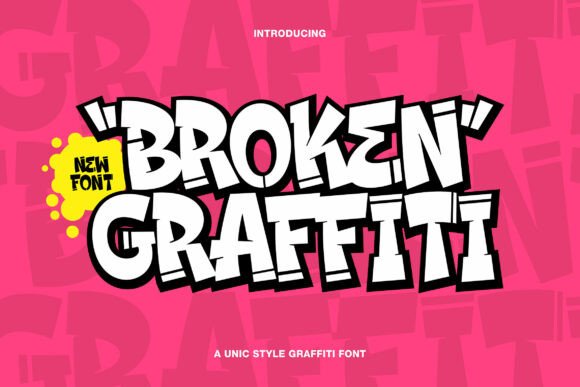 Broken Graffiti: The Chunky Typeface with Street-Smart Swagger