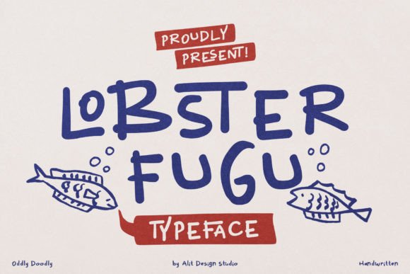 Discovering Lobster Fugu: A Playful Handwritten Font