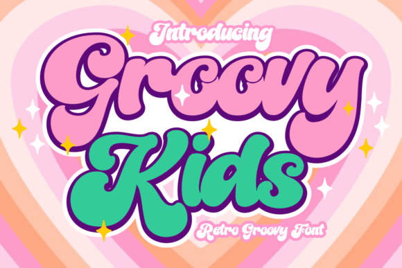 Infuse Your Designs with the Groovy Kids Typeface