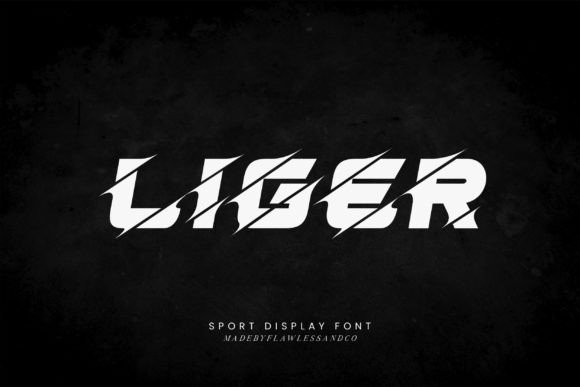 Liger: The Dynamic Display Font for Bold Branding