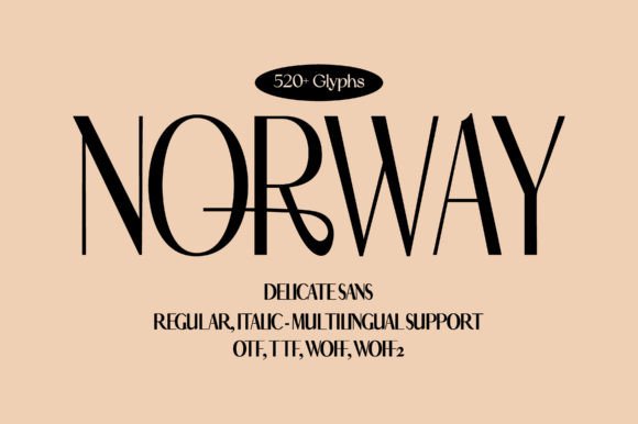 Norway: The Minimalist Sans Serif for Modern Brands