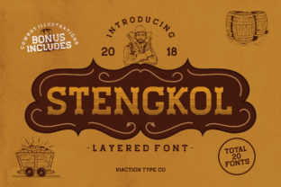 Stengkol: A Slab Serif with a Bold Western Spirit