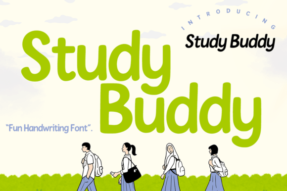 Study Buddy: A Font That Feels Like a High-Five