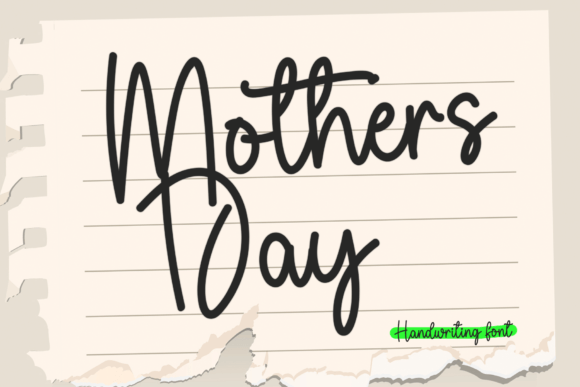 The Gentle Art of Celebration: Mothers Day Font