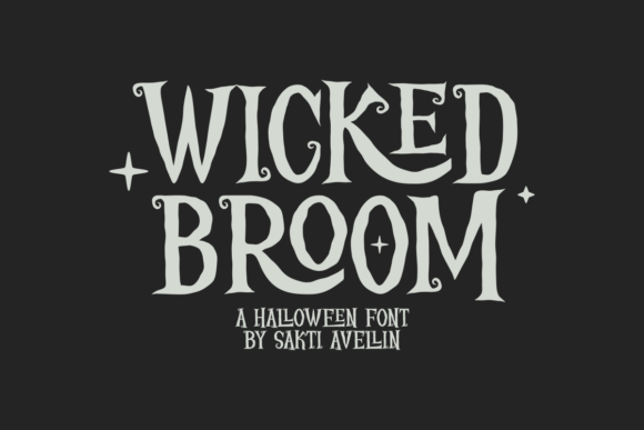 Unleash Eerie Elegance: A Deep Dive into the Wicked Broom Font