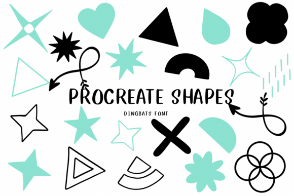 Unlocking Playful Design with the Procreate Shapes Typeface